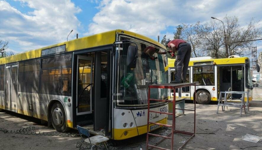 В окупованому Маріуполі стався новий транспортний колапс, - ВІДЕО