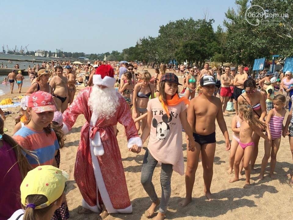 Праздник нептуна на пляже в коктебеле