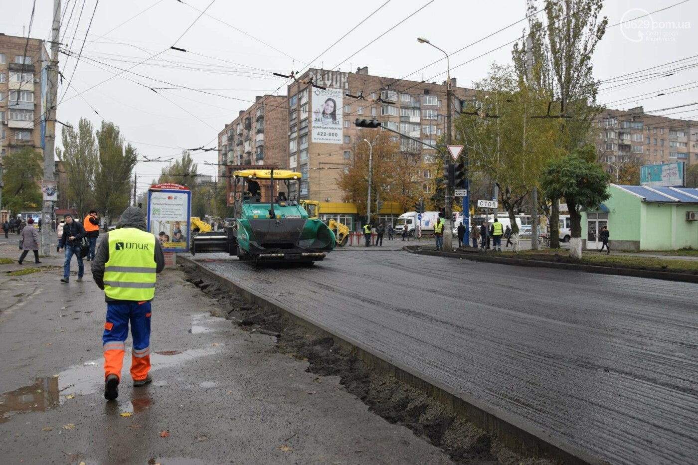 Проспект ремонт. Мариуполь сегодня. Мариуполь проспект Строителей сегодня. Ремонт проспекта Строителей. Мариуполь новости последнего часа.