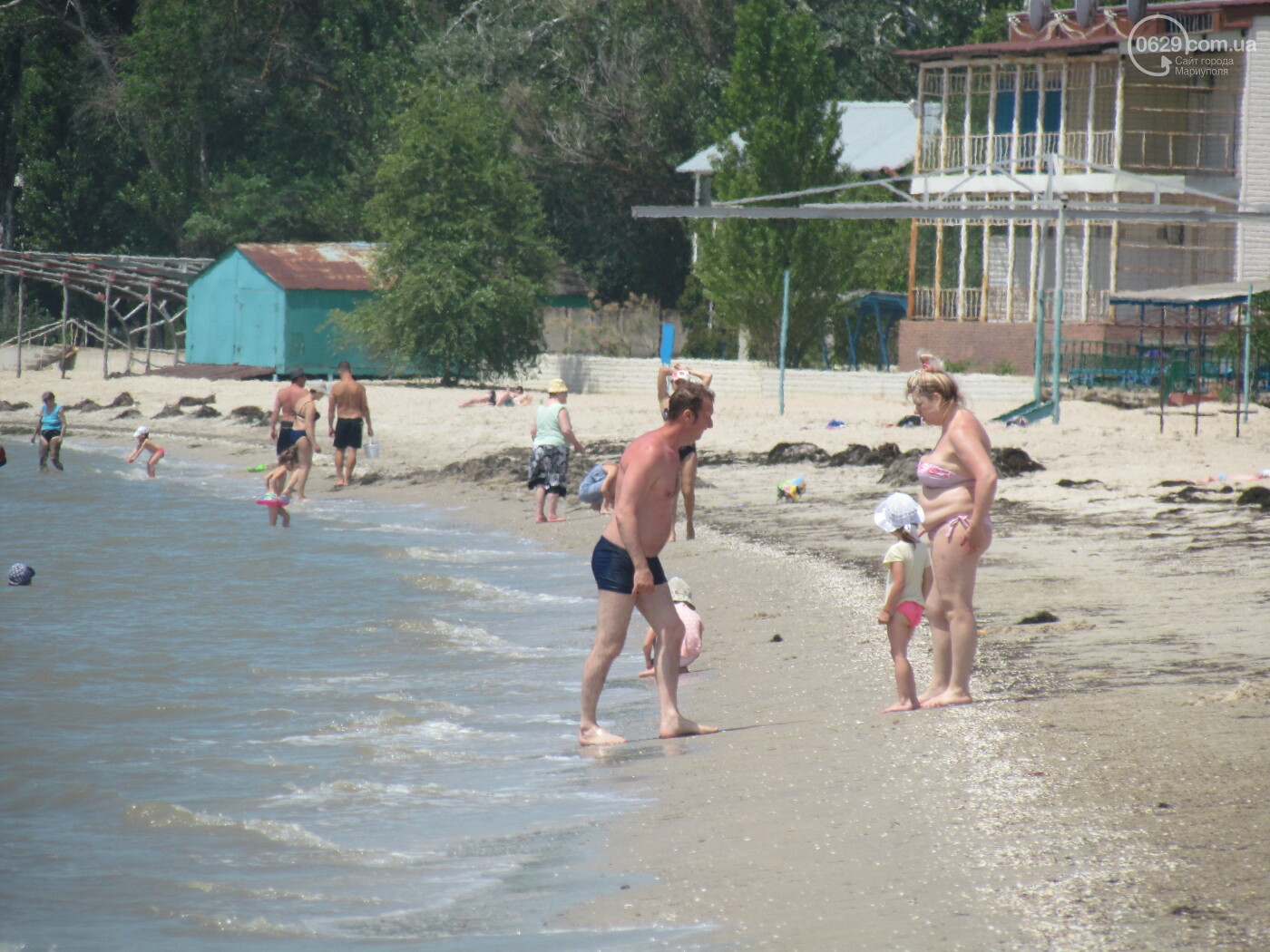 Речка Донецк пляж
