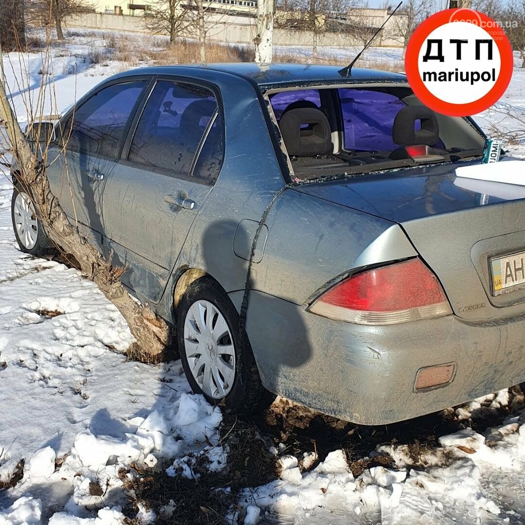 ДТП на Левобережье. Автомобиль врезался в дерево, - ФОТО, фото-2