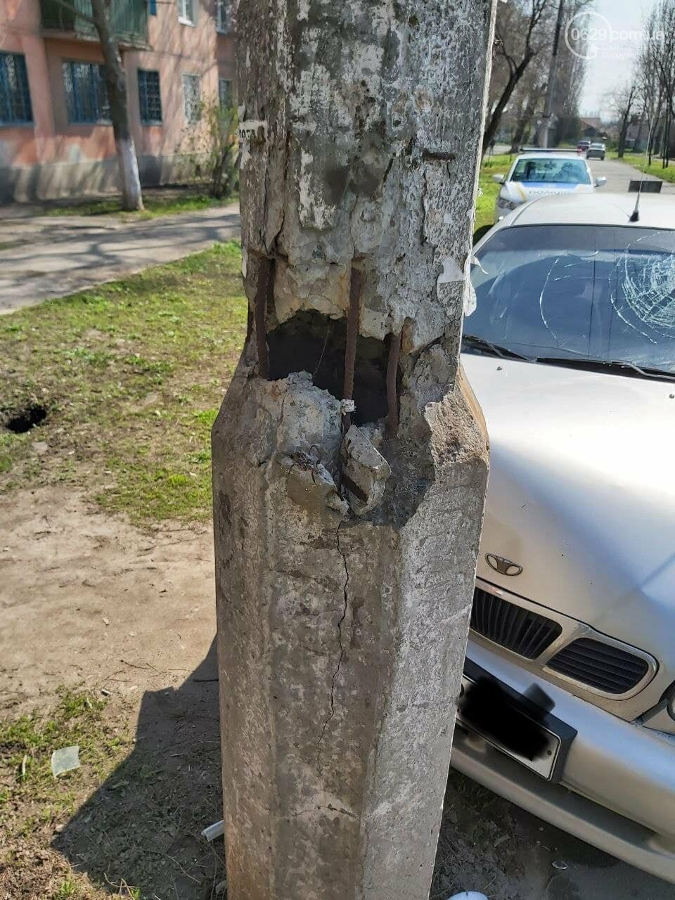 В Мариуполе таксист на Daewoo  влетел в столб, - ФОТО, фото-5