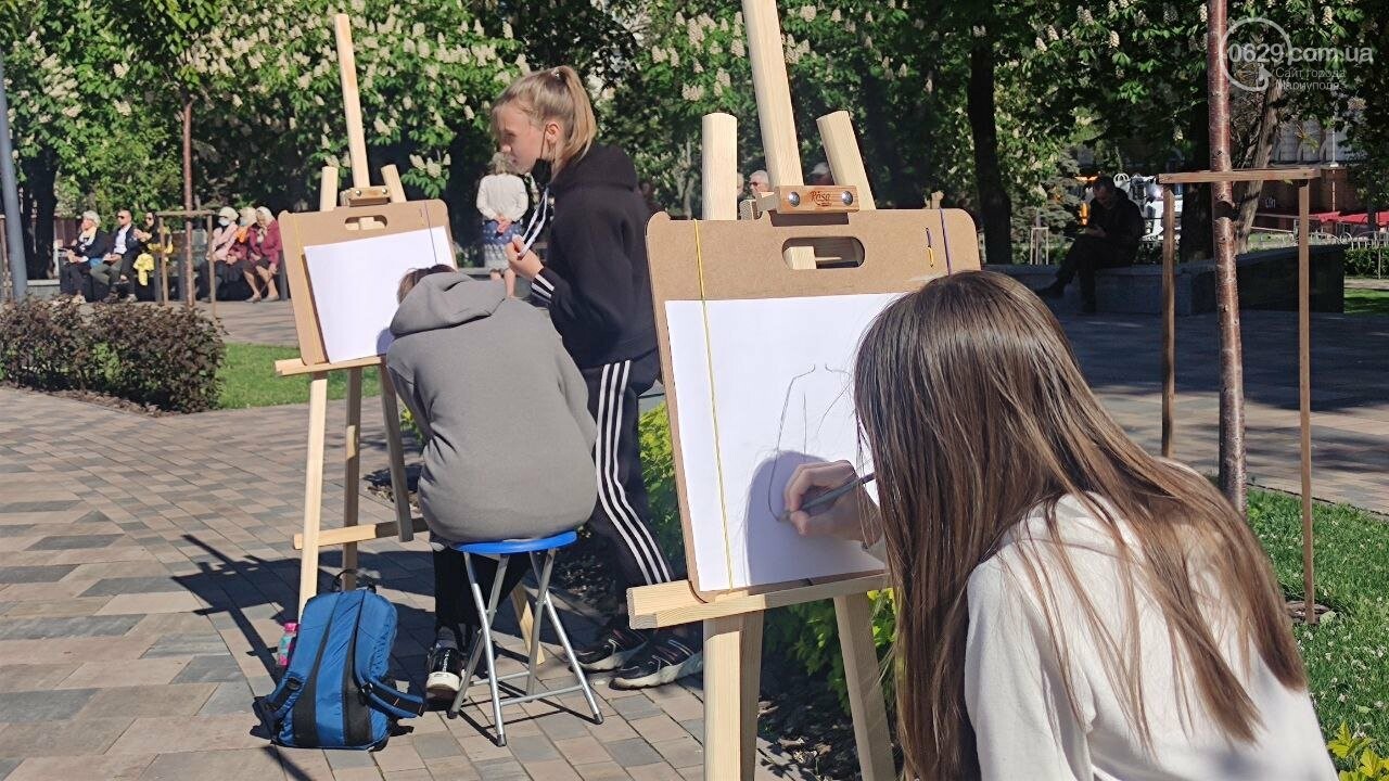 В Мариуполе скромно отметили День вышиванки, - ФОТОРЕПОРТАЖ, ВИДЕО , фото-3