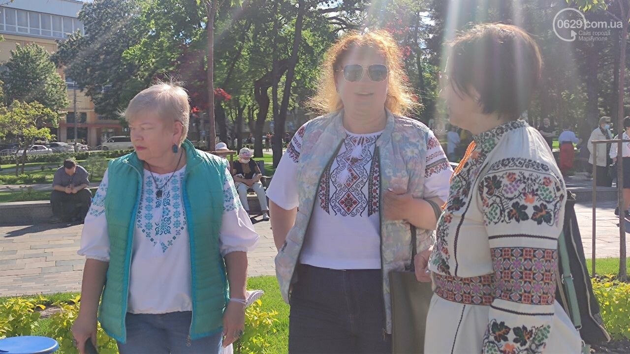 В Мариуполе скромно отметили День вышиванки, - ФОТОРЕПОРТАЖ, ВИДЕО , фото-41