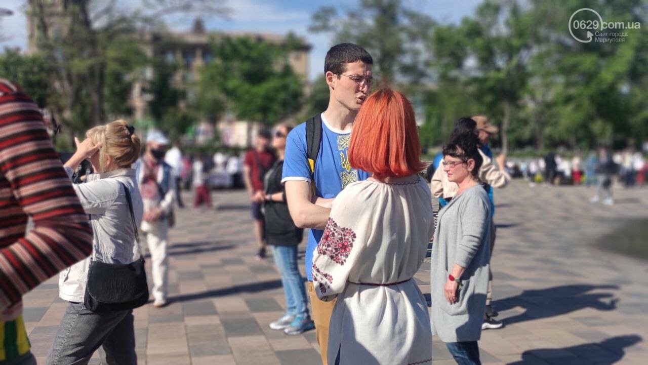 В Мариуполе скромно отметили День вышиванки, - ФОТОРЕПОРТАЖ, ВИДЕО , фото-46
