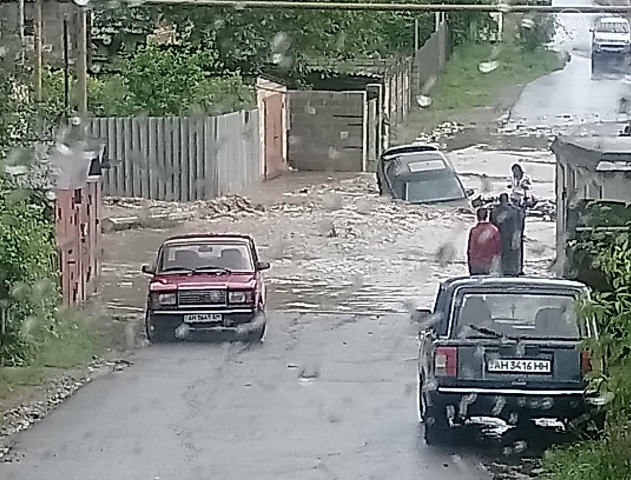 На Новоселівці машина провалилася під воду, - ФОТОФАКТ, фото-1