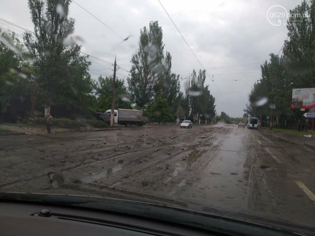 Вода сошла! Как утром после ливня выглядят очаги подтопления в Мариуполе, - ФОТО, фото-2