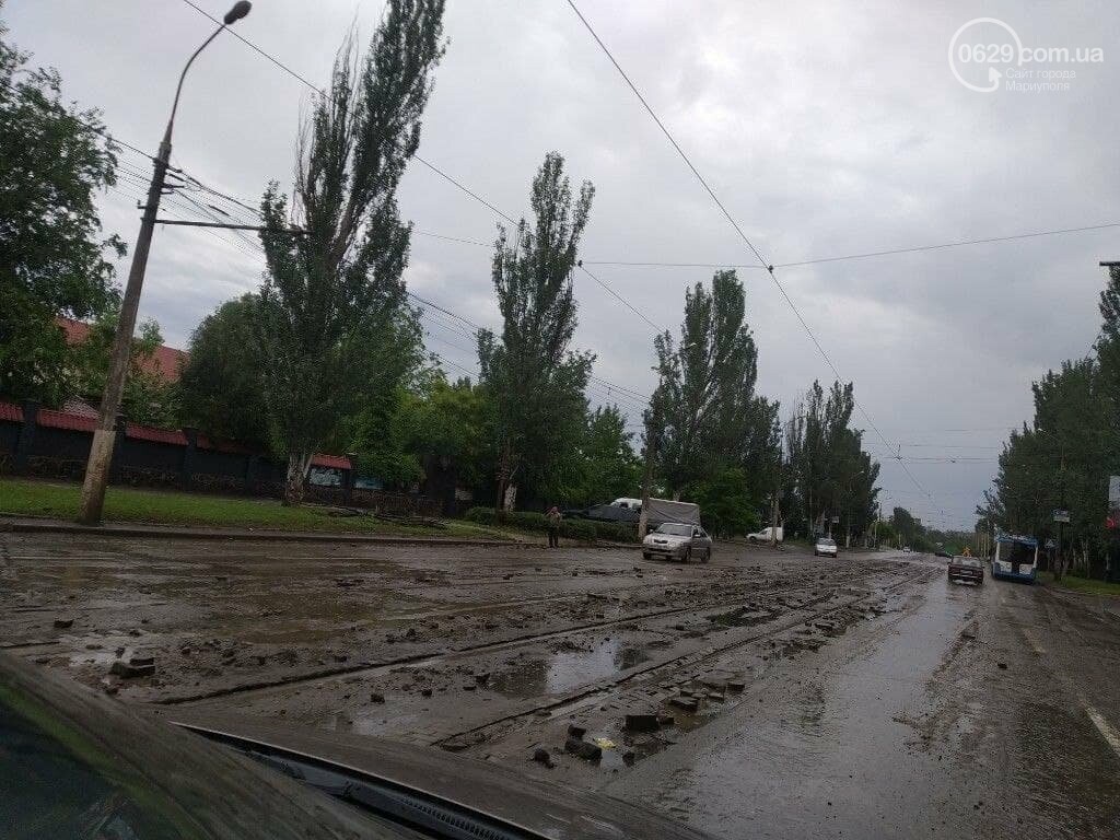 Вода сошла! Как утром после ливня выглядят очаги подтопления в Мариуполе, - ФОТО, фото-4