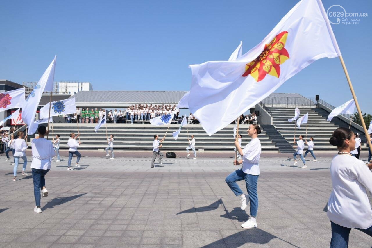 В Мариуполе провели необычный флешмоб ко Дню Независимости, - ФОТОРЕПОРТАЖ, ВИДЕО, фото-43