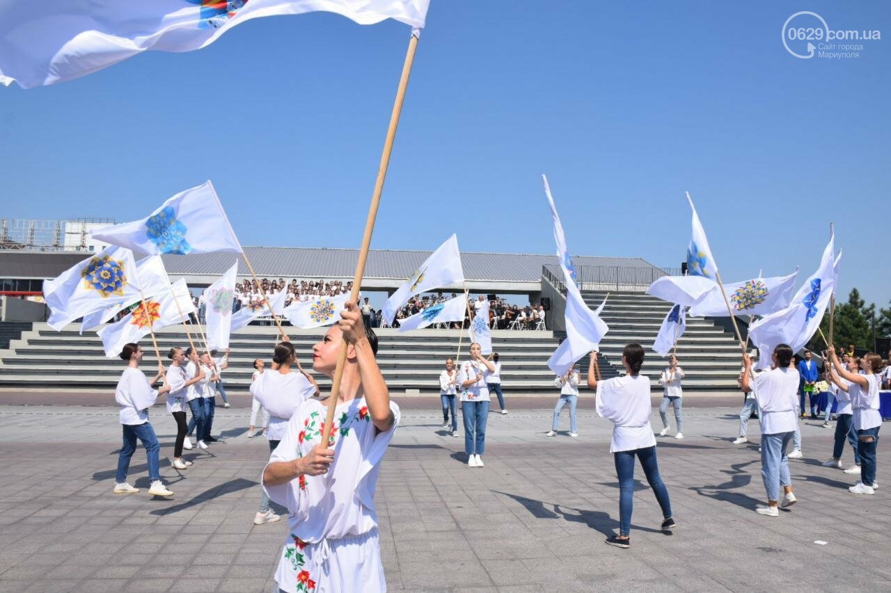 В Мариуполе провели необычный флешмоб ко Дню Независимости, - ФОТОРЕПОРТАЖ, ВИДЕО, фото-48