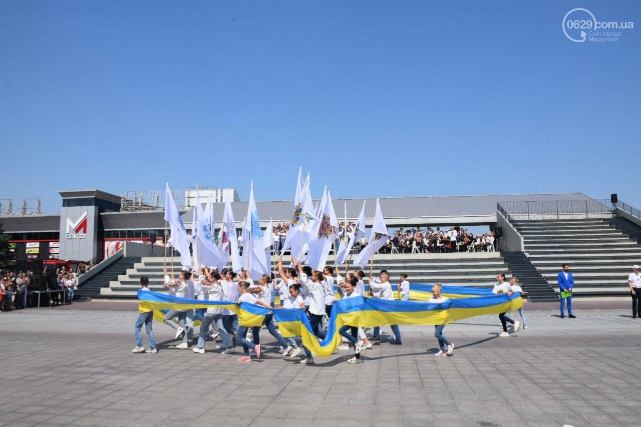 В Мариуполе провели необычный флешмоб ко Дню Независимости, - ФОТОРЕПОРТАЖ, ВИДЕО, фото-49