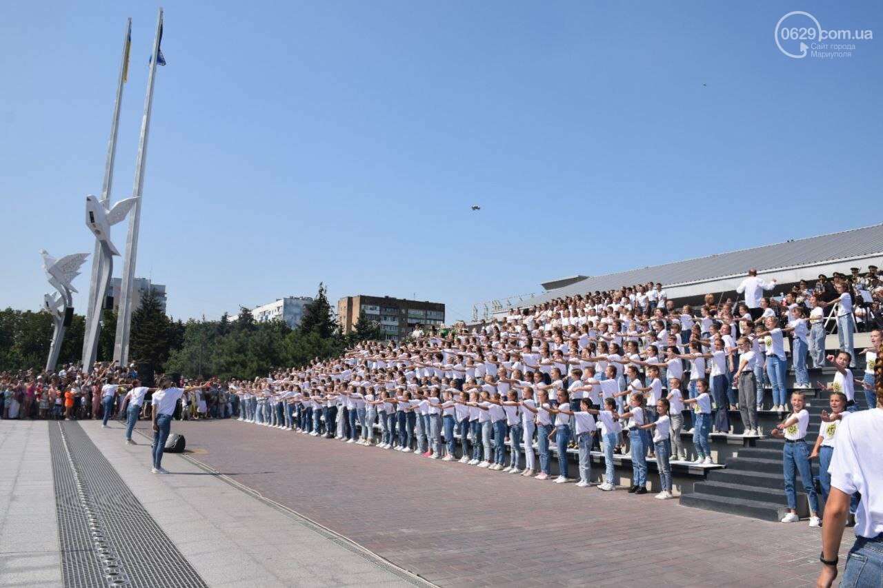 В Мариуполе провели необычный флешмоб ко Дню Независимости, - ФОТОРЕПОРТАЖ, ВИДЕО, фото-20