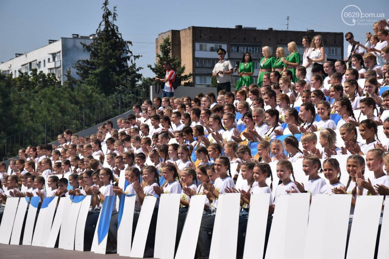 В Мариуполе провели необычный флешмоб ко Дню Независимости, - ФОТОРЕПОРТАЖ, ВИДЕО, фото-2