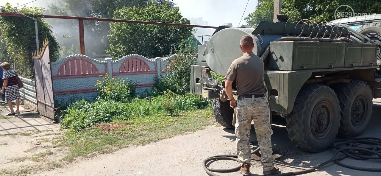 "Закарпатский легион" помог потушить пожар в Павлополе, - ФОТО, фото-3