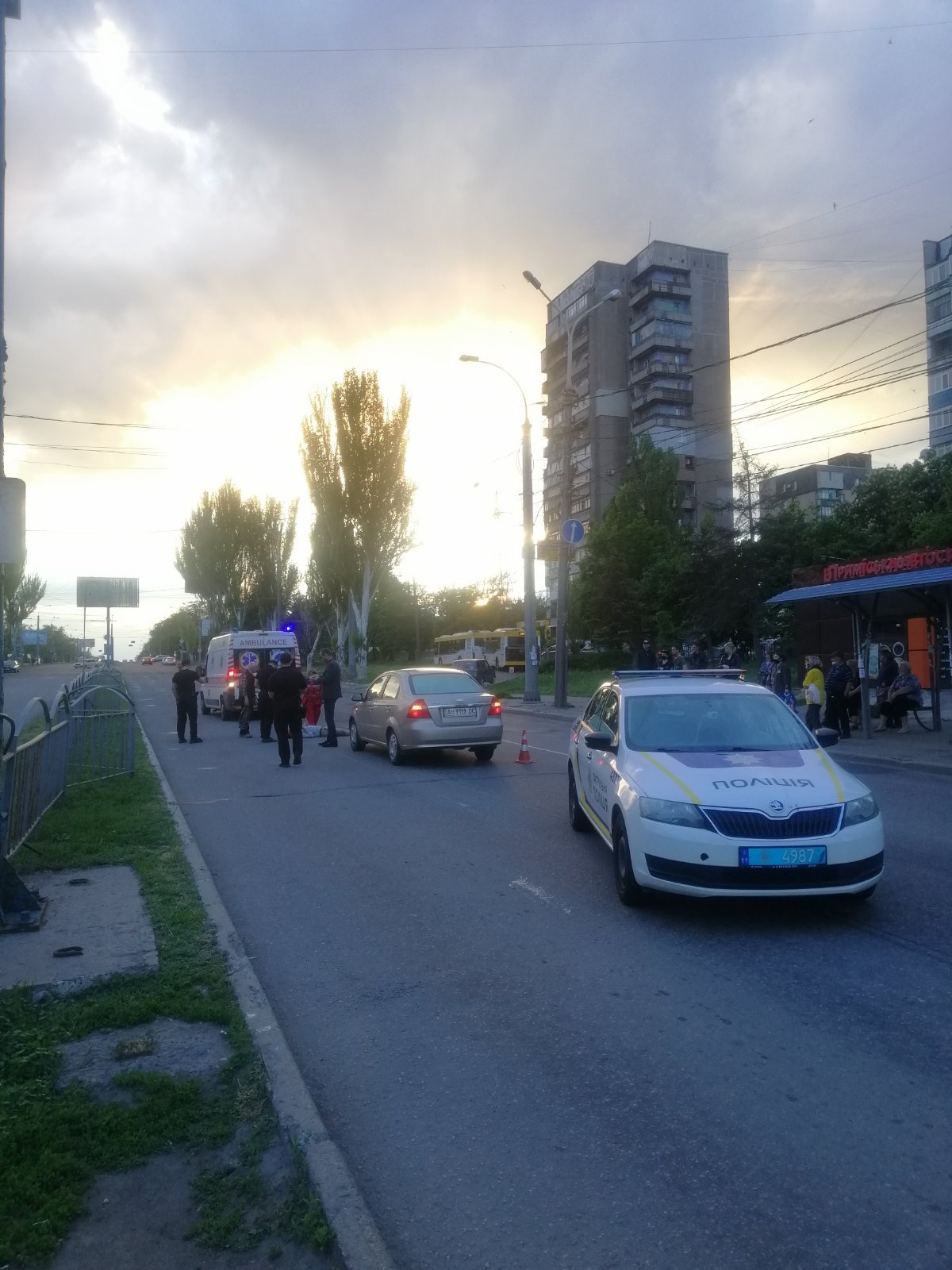 В Мариуполе Chevrolet  сбил пешехода, - ФОТО