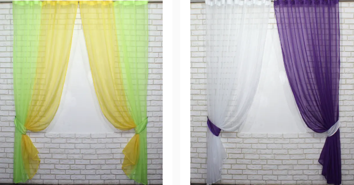 Комбинированные шторы - оформляем с умом! фото идей дизайна