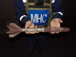 В доменом цеху «Азовсталя» в Мариуполе обнаружили снаряд (ФОТО) (фото) - фото 1